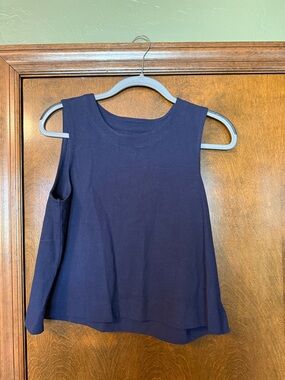 GAP Navy Sleeveless Swing Tank Top